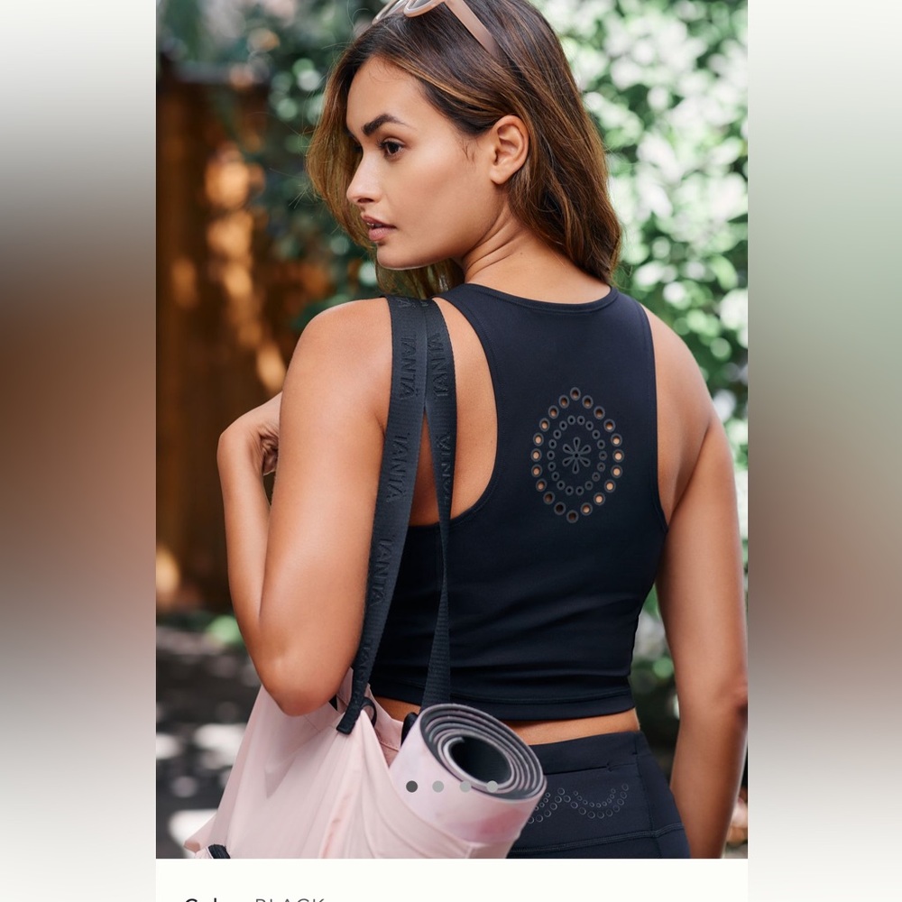 Sweaty Betty Power Laser- Cut Tank Black XS